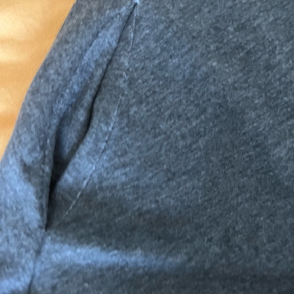 Gray Sleeves Mini Shift Dress with High-neck and keyhole back size small - Picture 7 of 7